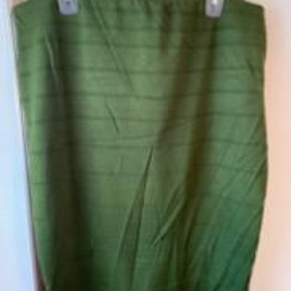 Dark Green Sexy Pencil Skirt 2X